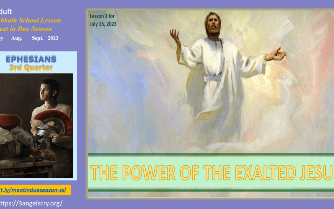 PDF: SS-Q3-L3 – The Power of the Exalted Jesus