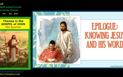 PDF: SS-Q4-L13 – Epilogue: Knowing Jesus and His Word